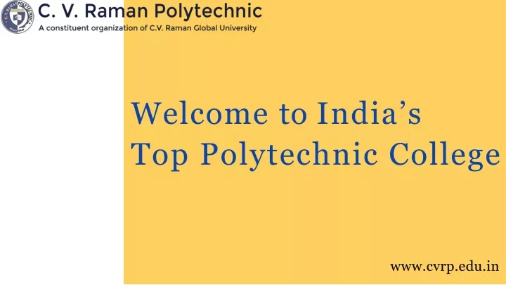 welcome to india s top polytechnic college