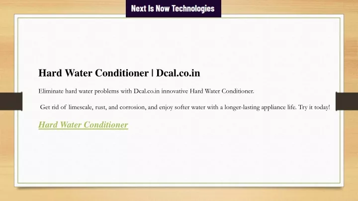 hard water conditioner dcal co in eliminate hard