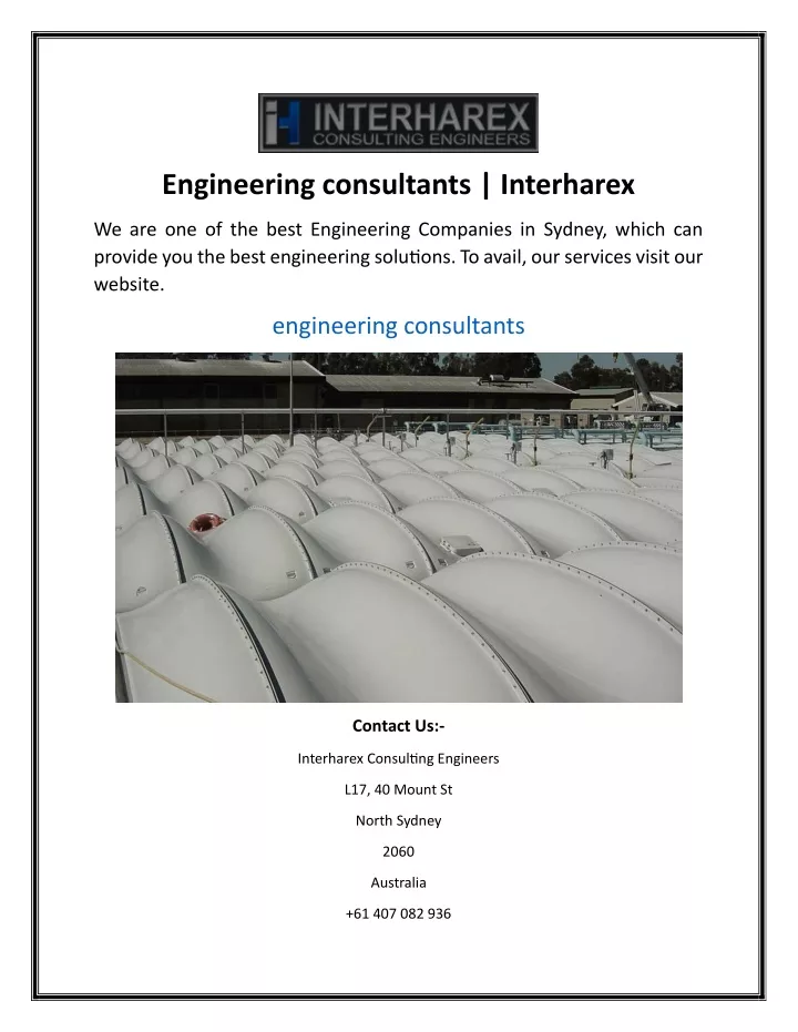 engineering consultants interharex