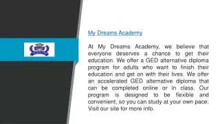 Looking For Ged Alternative And High School Diploma Online In Dallas