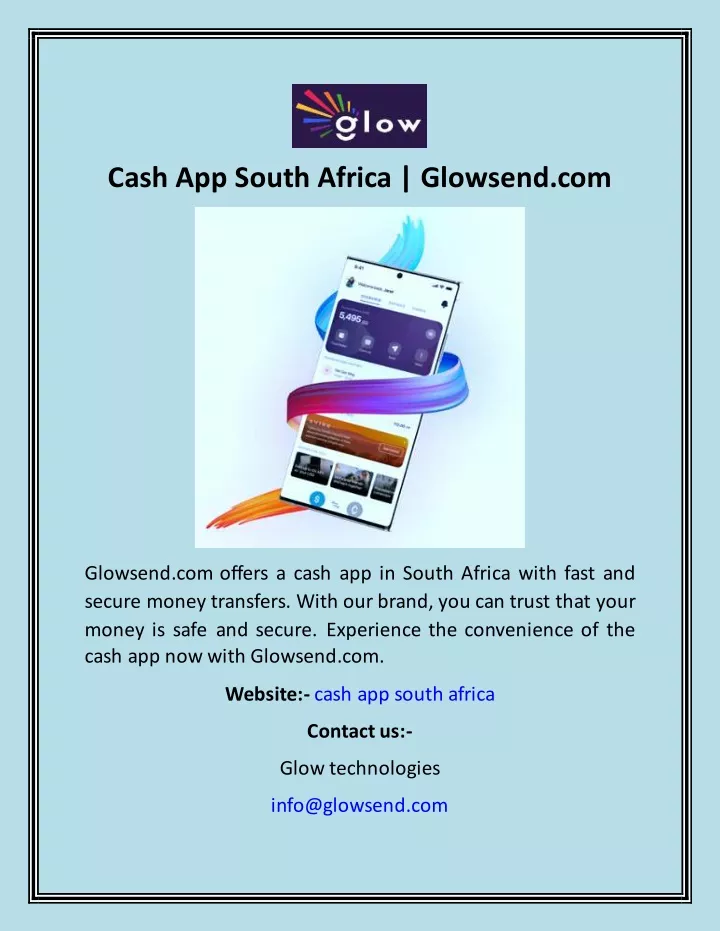 cash app south africa glowsend com