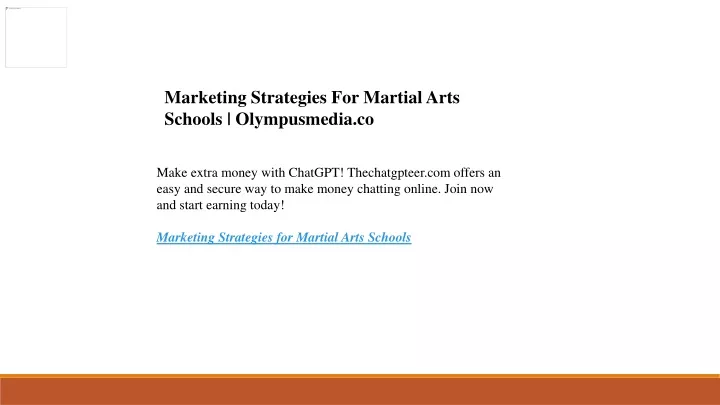 marketing strategies for martial arts schools