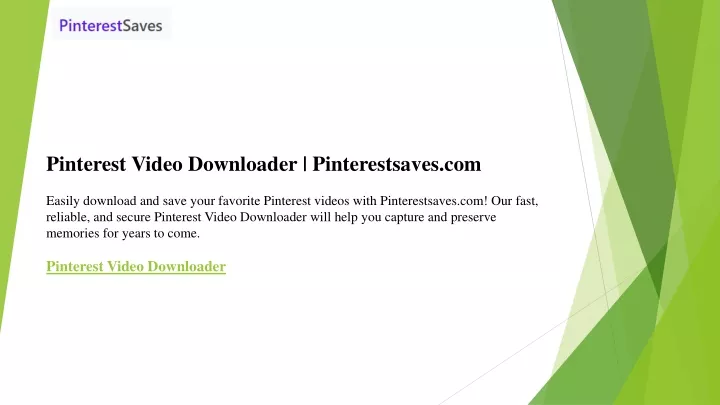 pinterest video downloader pinterestsaves