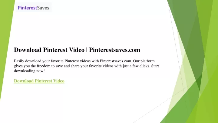 download pinterest video pinterestsaves
