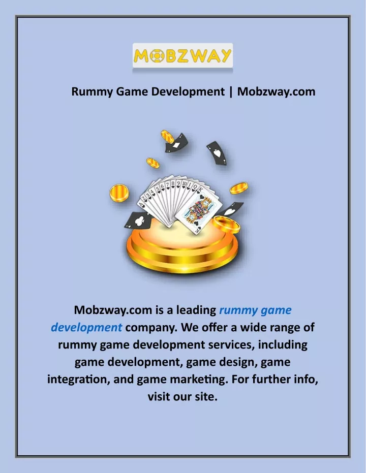 rummy game development mobzway com