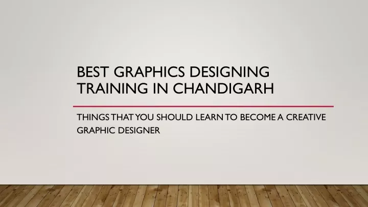 best graphics designing training in chandigarh
