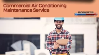 Commercial Air Conditioning Maintenance | Roberts Air Conditioning