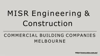 Builders Doncaster | MISR Engineering & Construction in AU