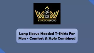 Long Sleeve Hooded T-Shirts For Men - Comfort & Style Combined