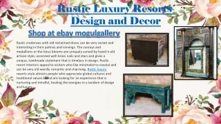 rustic luxury resorts design and decor
