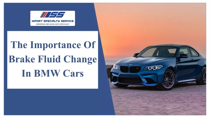 the importance of brake fluid change in bmw cars