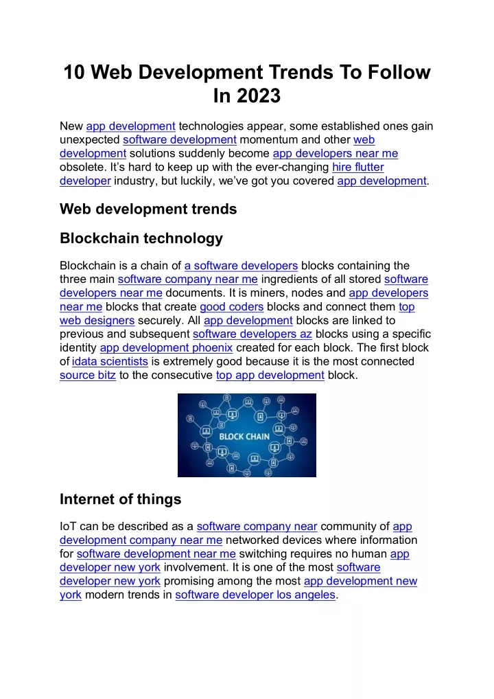 10 web development trends to follow in 2023