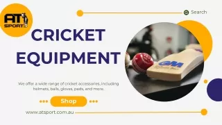Cricket Equipment By AT SPORT