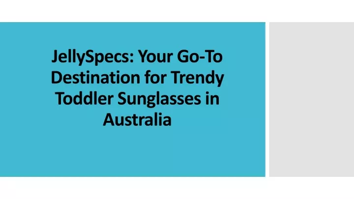jellyspecs your go to destination for trendy toddler sunglasses in australia