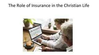 The Role of Insurance in the Christian Life