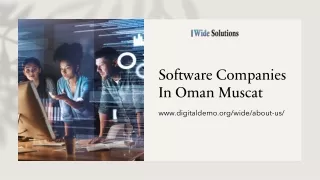 software companies in oamn muscat