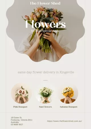 same day flower delivery in Kingsville