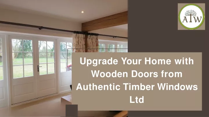 upgrade your home with wooden doors from