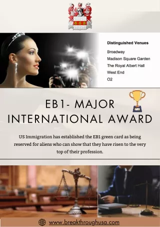 Gain Permanent Residency By The EB1 Major International Award