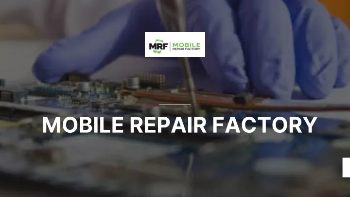 mobile repair factory