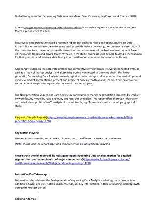 global next genera on sequencing data analysis