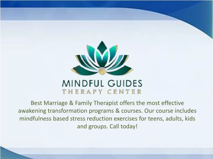 best marriage family therapist offers the most