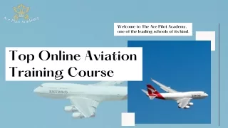 Online Aviation Training - Ace Pilot Academy