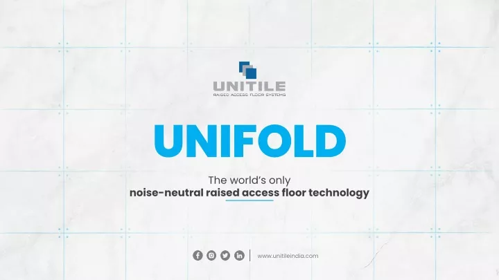 unifold the world s only noise neutral raised
