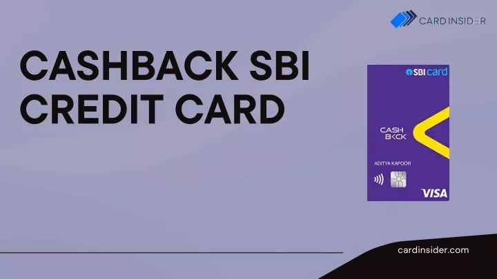 cashback sbi credit card