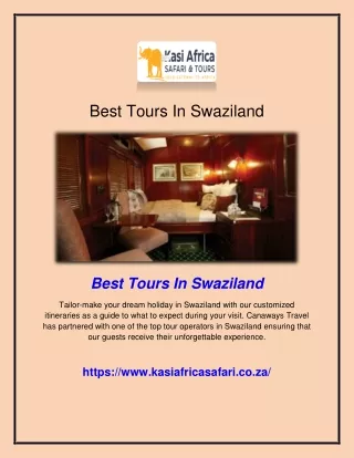 Best Tours In swaziland
