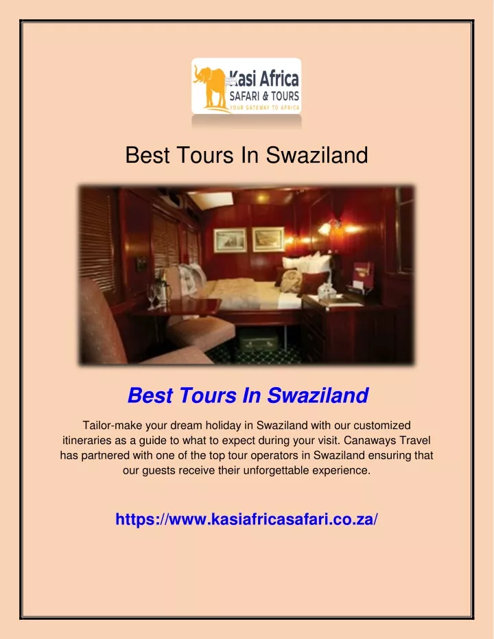 best tours in swaziland