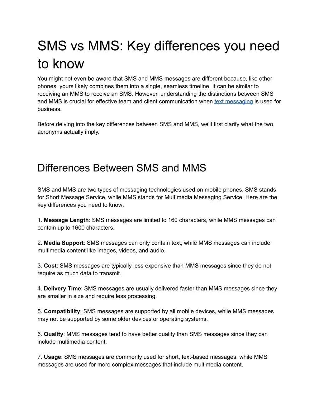 PPT - SMS vs MMS_ Key differences you need to know PowerPoint ...