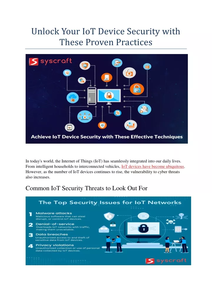unlock your iot device security with these proven