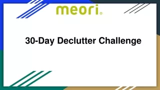 30-Day Declutter Challenge