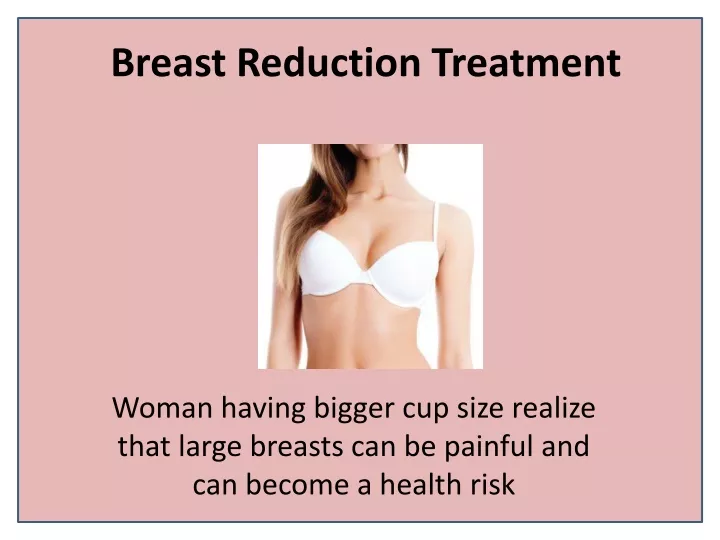 breast reduction treatment
