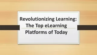 Revolutionizing Learning: top elearning platform