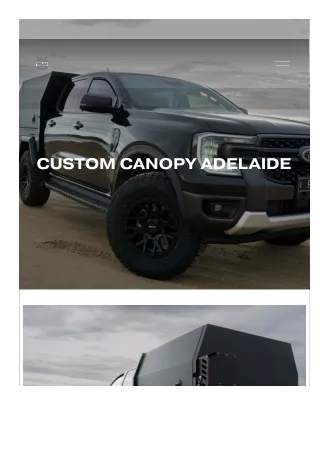 Custom Canopy Adelaide