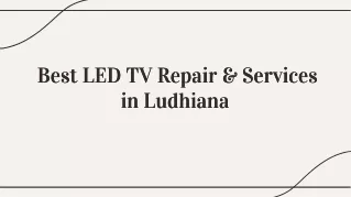 Top LED TV Repair & Services in Ludhiana