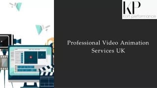 Professional Video Animation Services UK