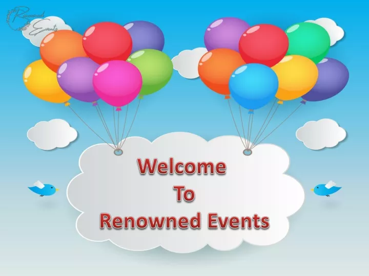 welcome to renowned events