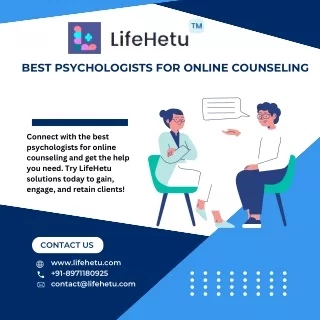 Best psychologists for online counseling | LifeHetu