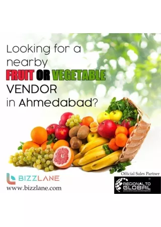 Bizzlane in Ahmedabad vegetables shop near me