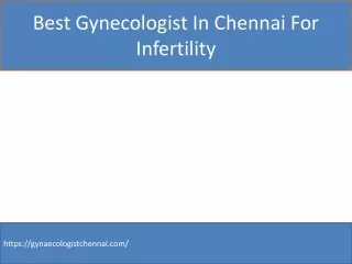 best gynecologist in chennai for infertility