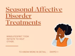 Seasonal Affective Disorder Treatments