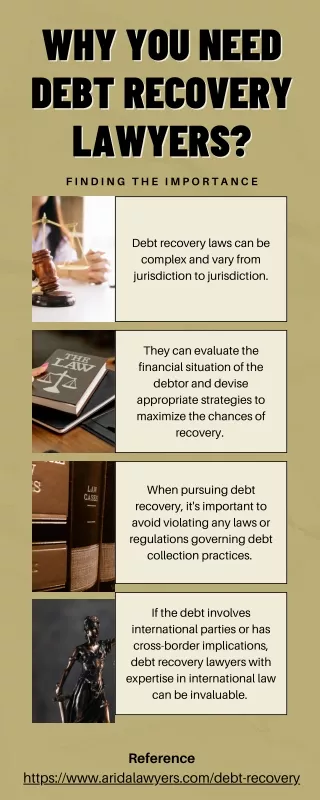 Why you Need Debt Recovery Lawyers