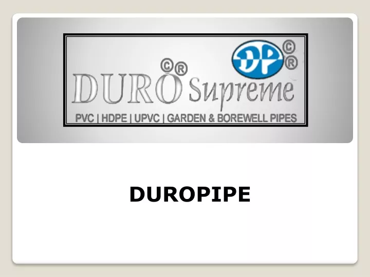 duropipe