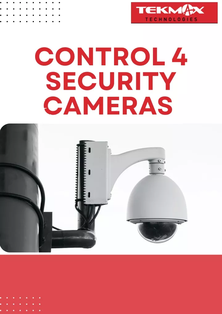 control 4 security cameras