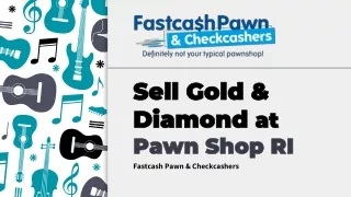 Sell Gold & Diamond at Pawn Shop RI