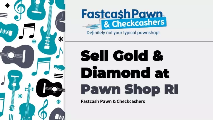 sell gold diamond at pawn shop ri