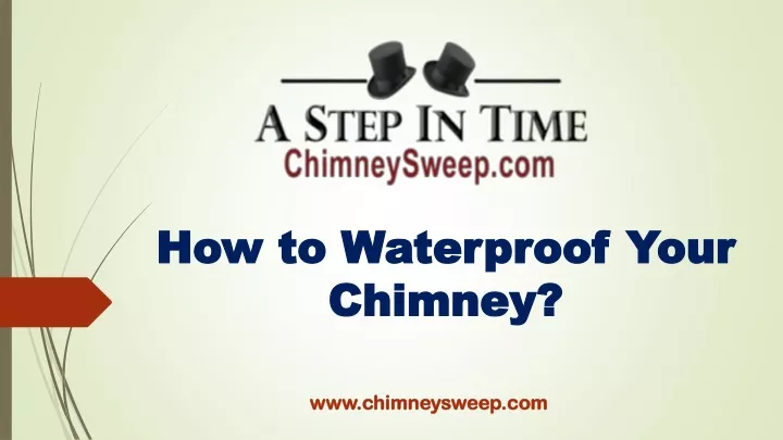 how to waterproof your chimney